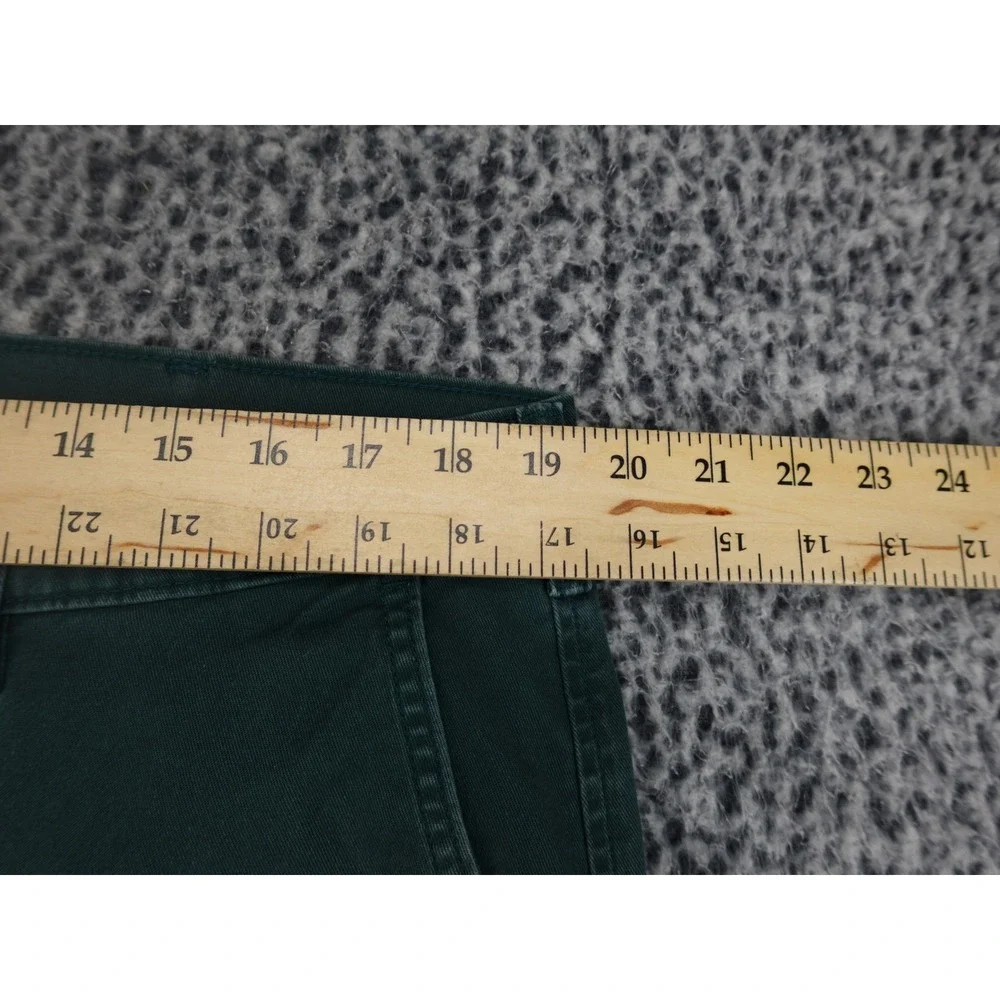 Levi's XX Chino Shorts Mens‎ W38 Green Good Cut Off Raw Hem Standard Taper 85226